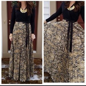 NWT LuLaRoe DeAnne Wrap Dress Black &‎ Gold metallic size 3XL holidays pleated